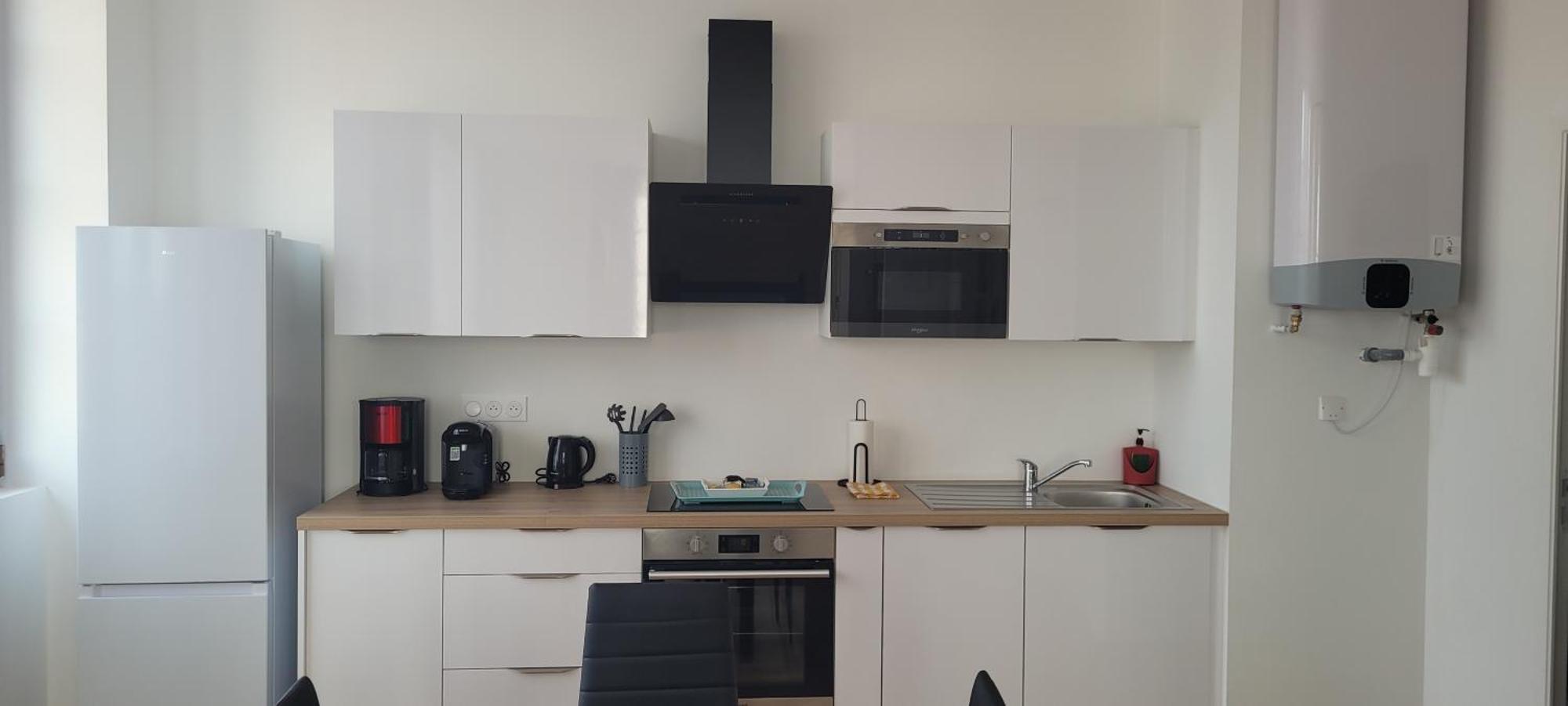 T2 Neuf Hypercentre 5 Couchages Daire Saint-Quentin  Dış mekan fotoğraf