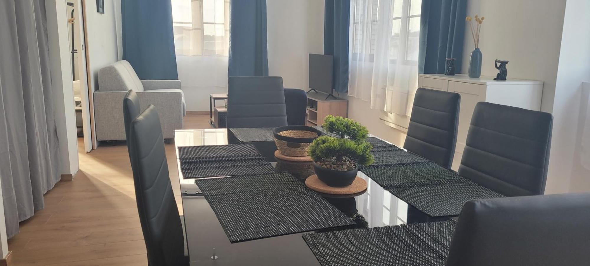 T2 Neuf Hypercentre 5 Couchages Daire Saint-Quentin  Dış mekan fotoğraf